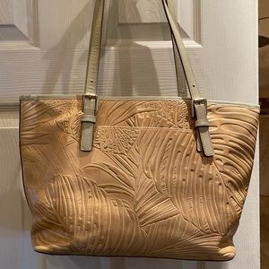 Brahmin palm leaf tote